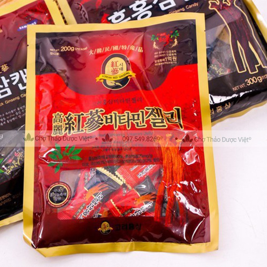 Kẹo hồng sâm Hàn Quốc - Chợ Thảo Dược Việt