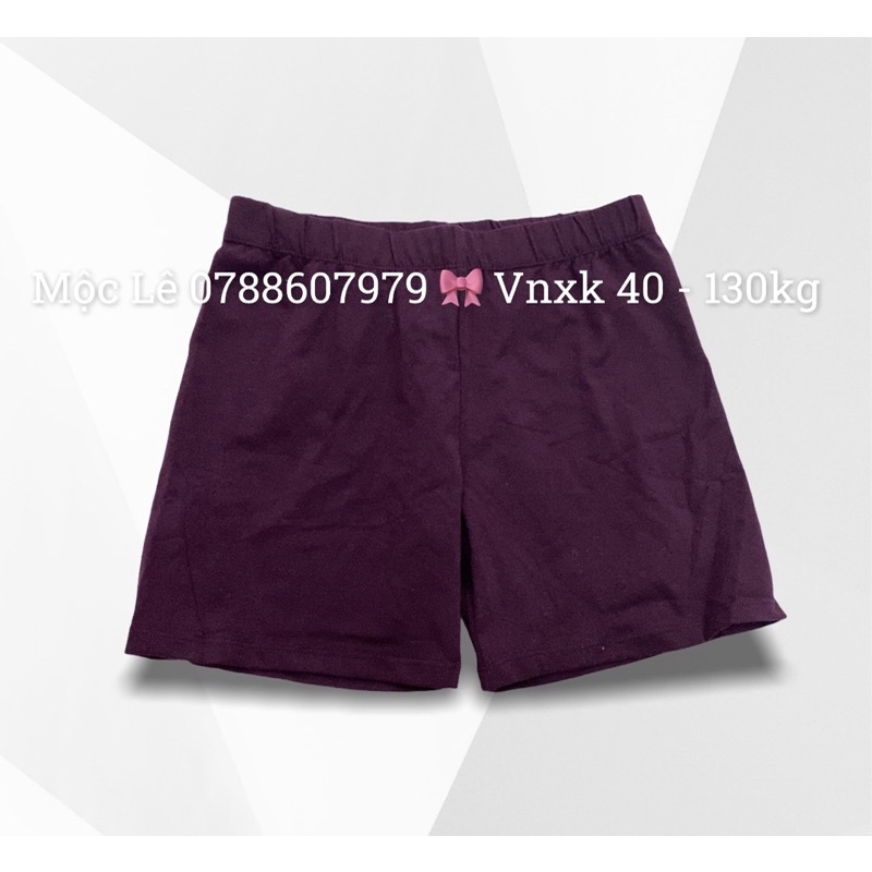 Quần legging đùi f21 vnxk đỏ mận