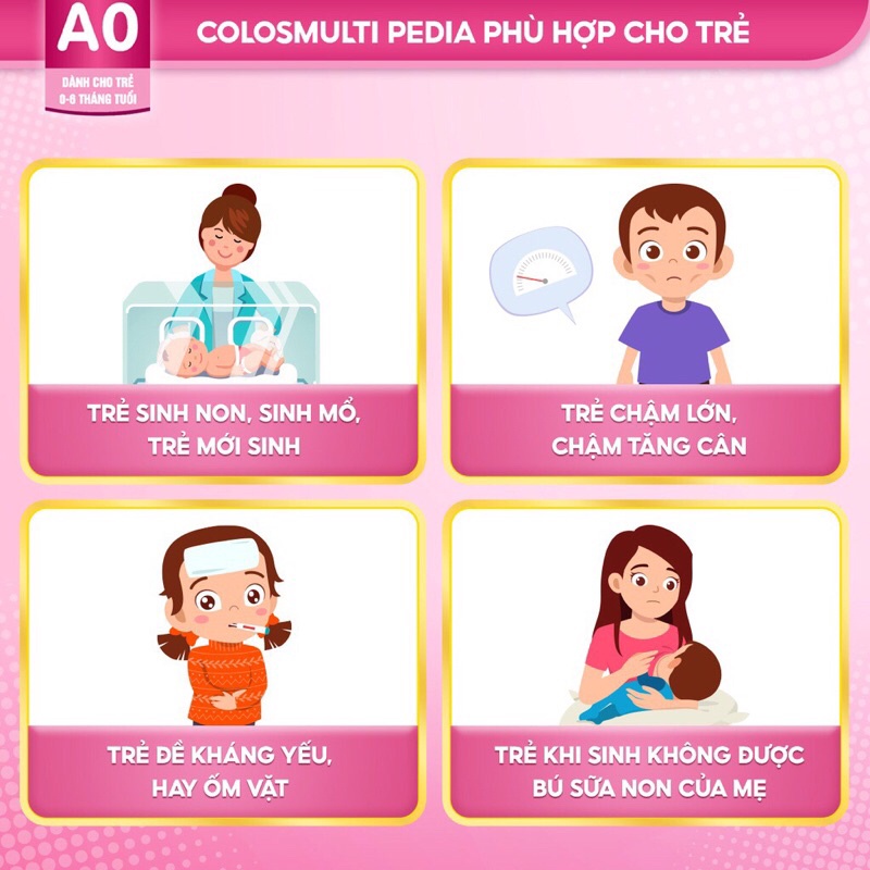 Mama sữa non colos multi A0 350g 25 gói