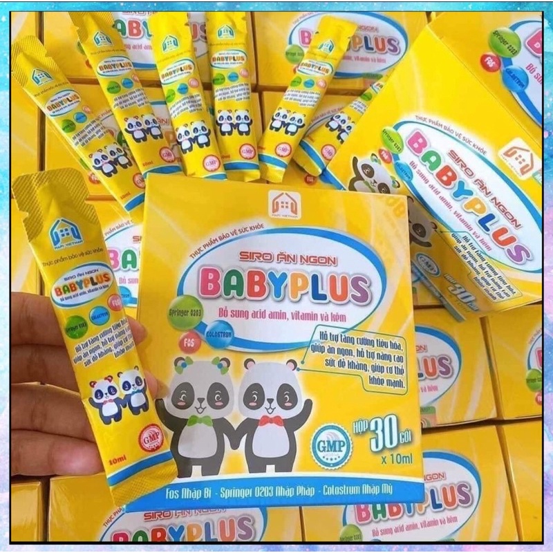 Siro Hết Biếng Ăn_BABYPLUS_FreeShip_ Giúp Bé Ăn Ngon, Tiêu Hóa Tốt, Tăng Đề Kháng