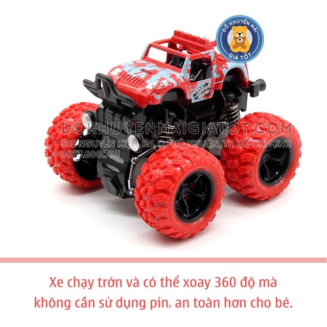 Xe đồ chơi địa hình 4 màu như hình