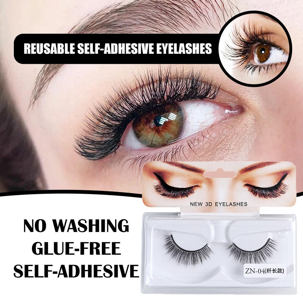 Keo Dán Lông Mi 3D Dài Và Dày Có Thể Tái Sử Dụng SOFTNESS