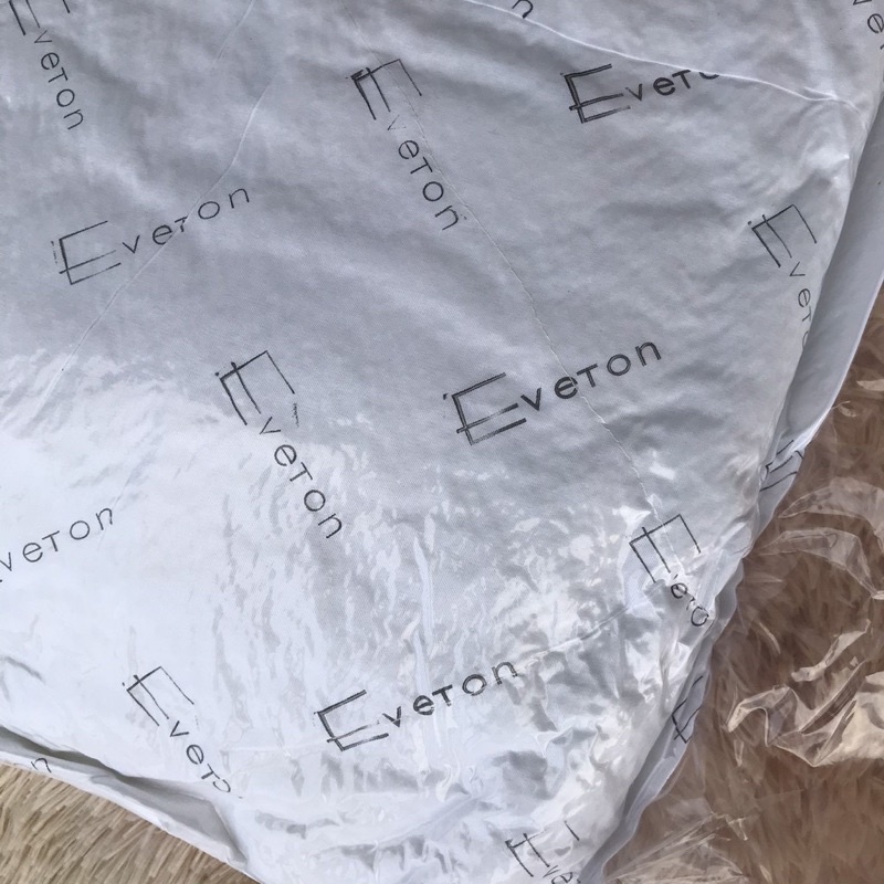 Ruột chăn chữ EVETON siêu nhẹ kích thước 1M9-2m1, ruột bông sơ trắng tinh khiết kháng khuẩn - MT.Decor