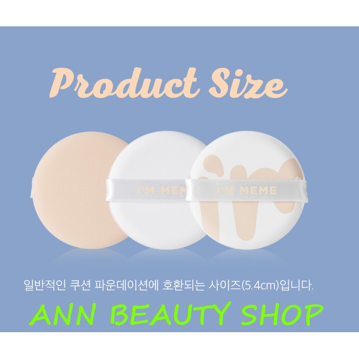 Set 5 bông Cushion I'm Meme IM CUSHION PUFF