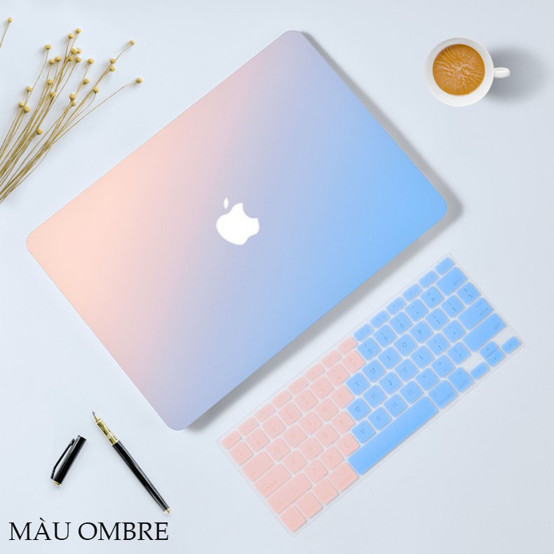  Ốp + Phủ Phím Macbook Màu Ombre (Tặng Kèm Nút Chống Bụi + Bộ kẹp chống gãy sạc) | WebRaoVat - webraovat.net.vn