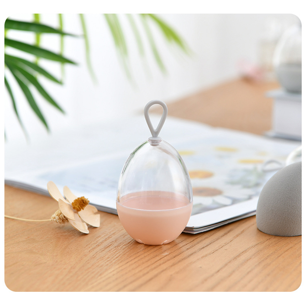 Hộp Đựng Mút Trang Điểm Hình Quả Trứng Giá Đỡ