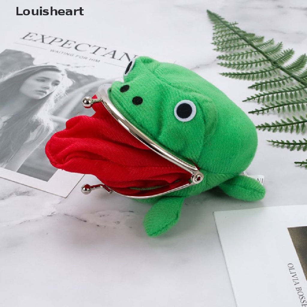 Ví Đựng Tiền Xu Louisheart Hình Chú Ếch Hoạt Hình Đáng Yêu