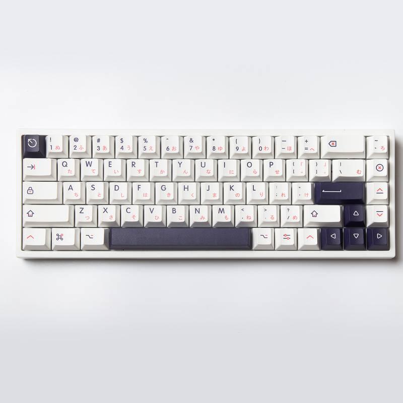 Nút bàn phím cơ Kon Momo Keycap Pbt Cherry với chữ bên dưới 61/64/68/84/96/980