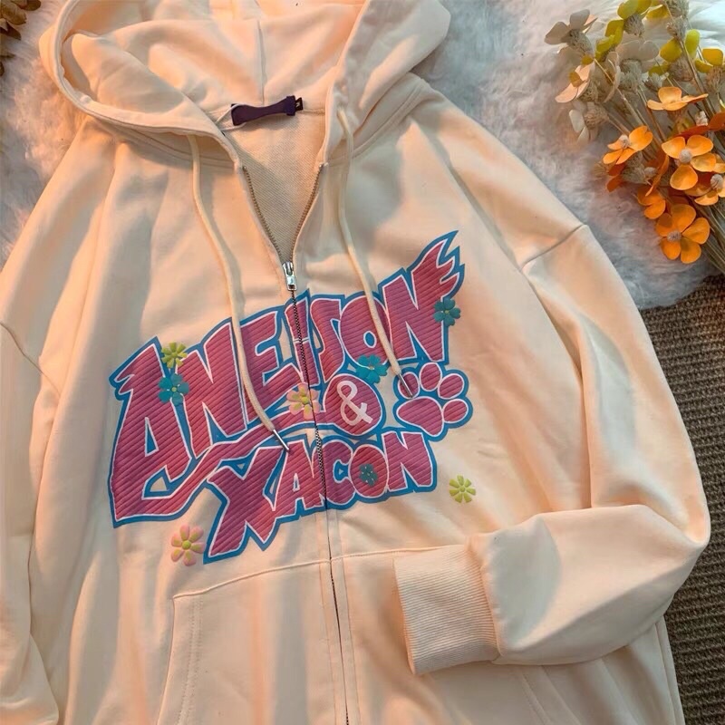 (order) Áo khoác nỉ da cá ANESON - Kèm ảnh thật