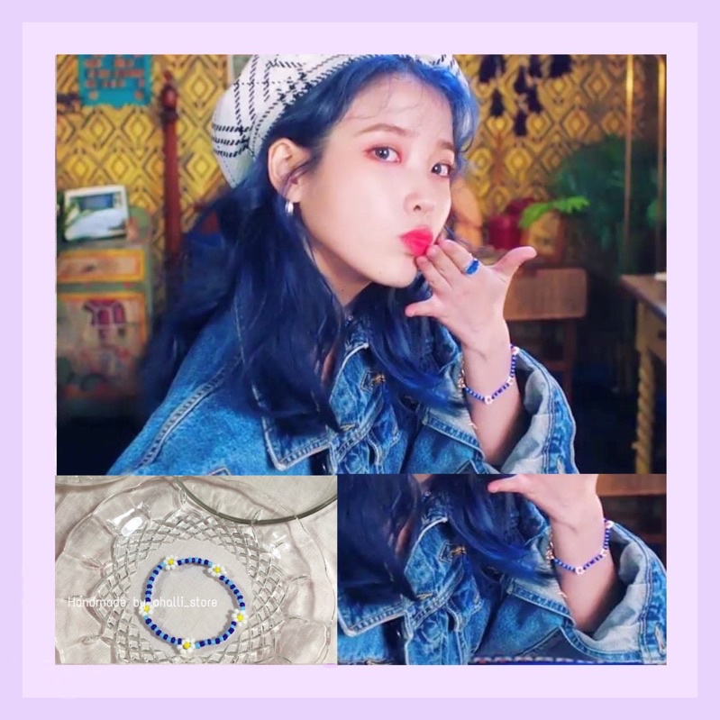 Vòng tay hoa cheap moment with IU - Vòng tay handmade by @halli_store