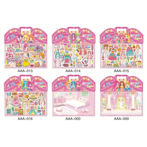 Sticker dán hình công chúa siêu đẹp