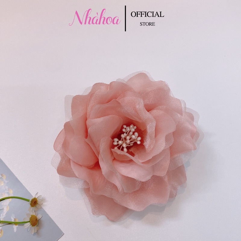 Kẹp Tóc Hoa Voan Cho Nữ - Chính Hãng NHÀ HOA
