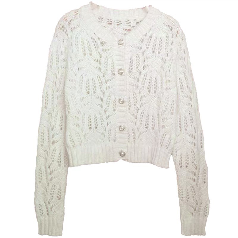 Áo len lưới cúc ngọc Quảng Châu sexy cho bạn gái