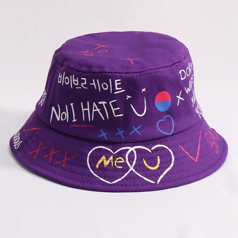 Mũ bucket thời trang mùa hè phong cách Hàn Quốc