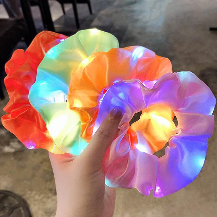 Dây buộc tóc có đèn LED phát sáng xinh xắn