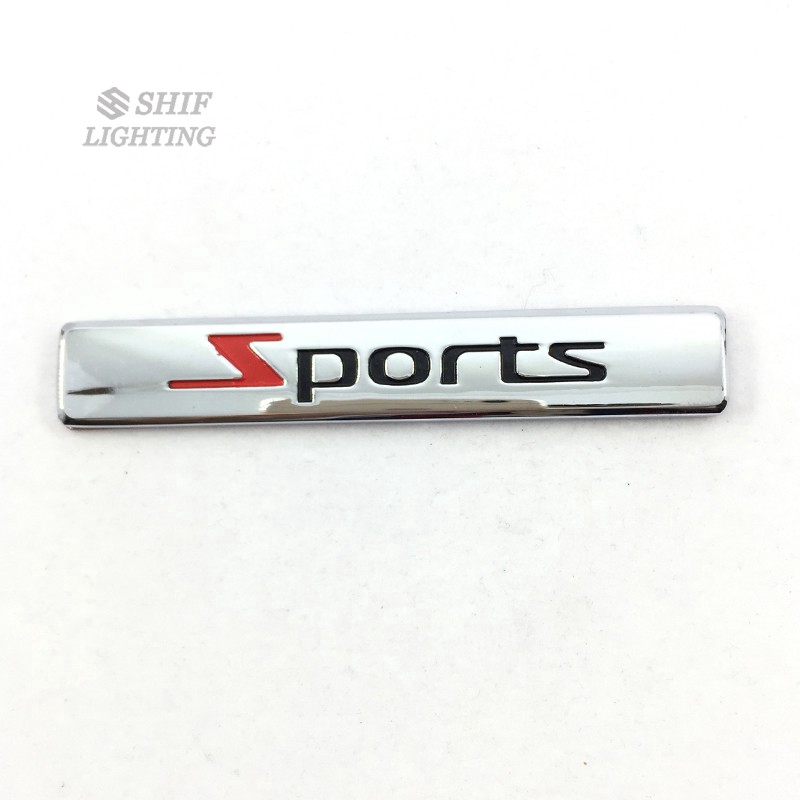 Nhãn dán chữ thương hiệu cho xe hơi thể thao