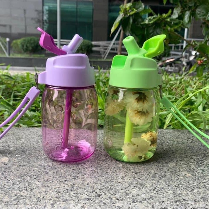 Bình Nước Mini Lohas with straw- có ống hút 350ml Tupperware