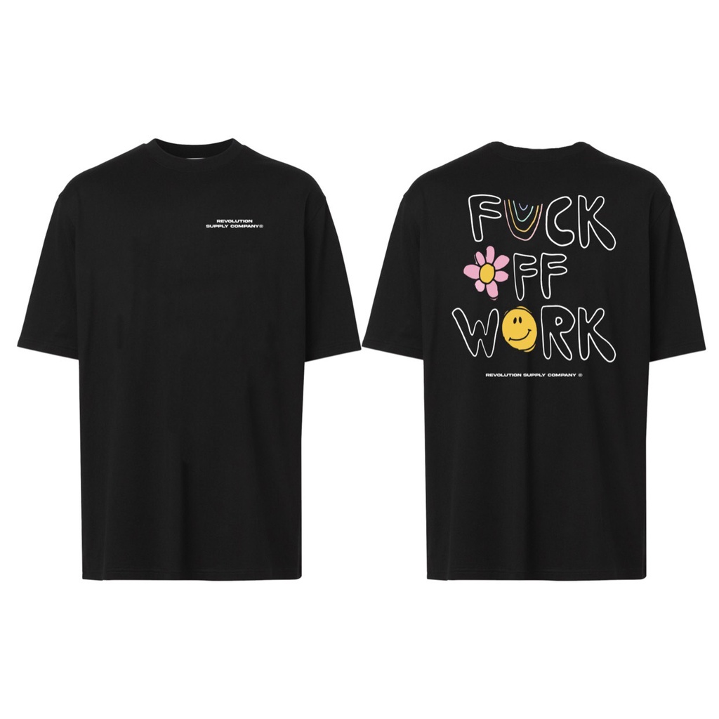 Áo Thun unisex nam nữ trơn Local Brand Revolution Yolo cotton form rộng oversize nhiều màu phong cách Ulzzang