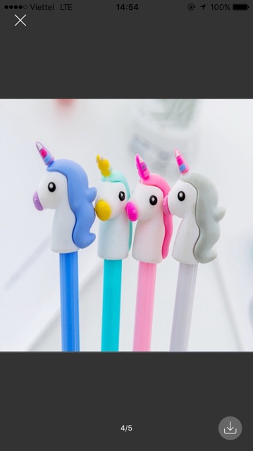 Combo 10 bút nước hình ngẫu nhiên