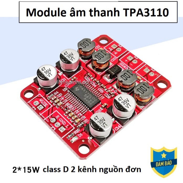 TPA3110 3110 Mạch khuếch đại âm thanh TPA3110 2x15w