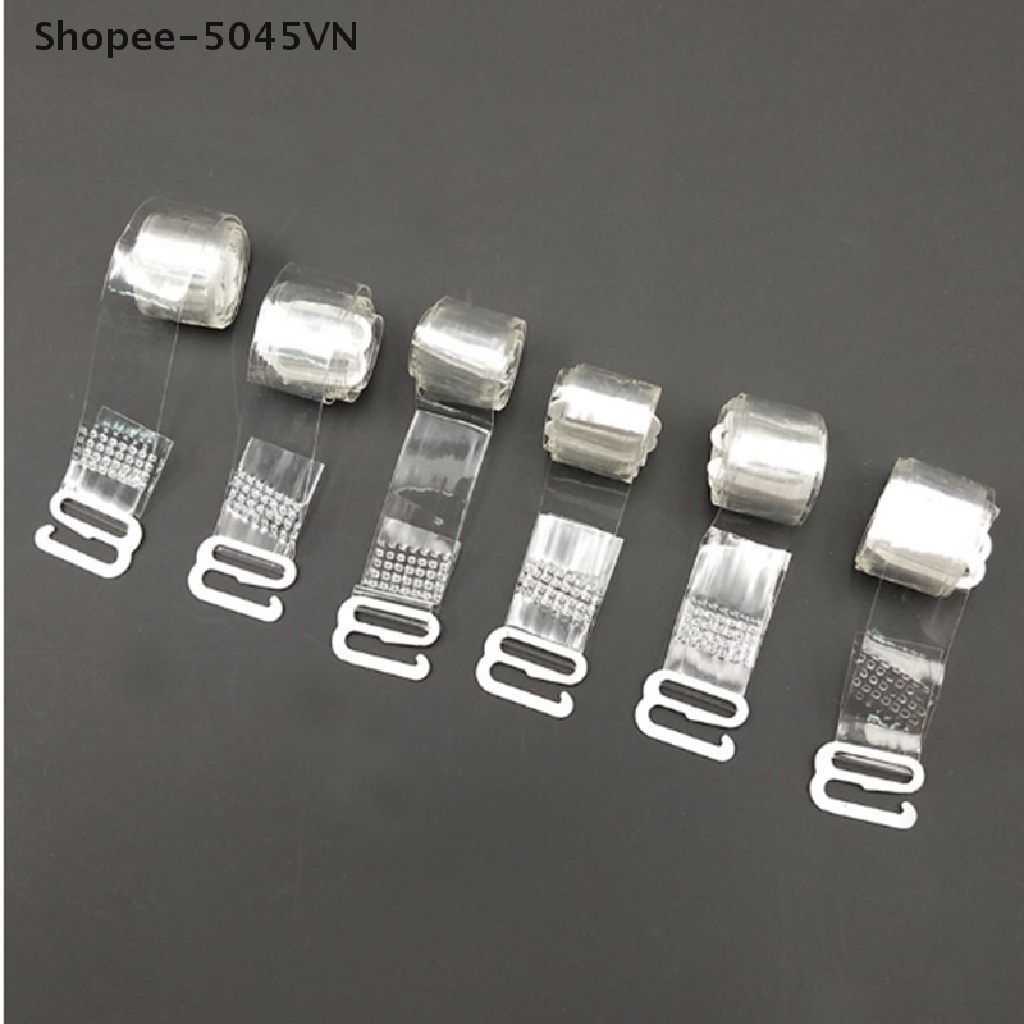 Dây Áo Ngực Silicon Co Giãn Trong Suốt Có Khóa Kim Loại Điều Chỉnh Được