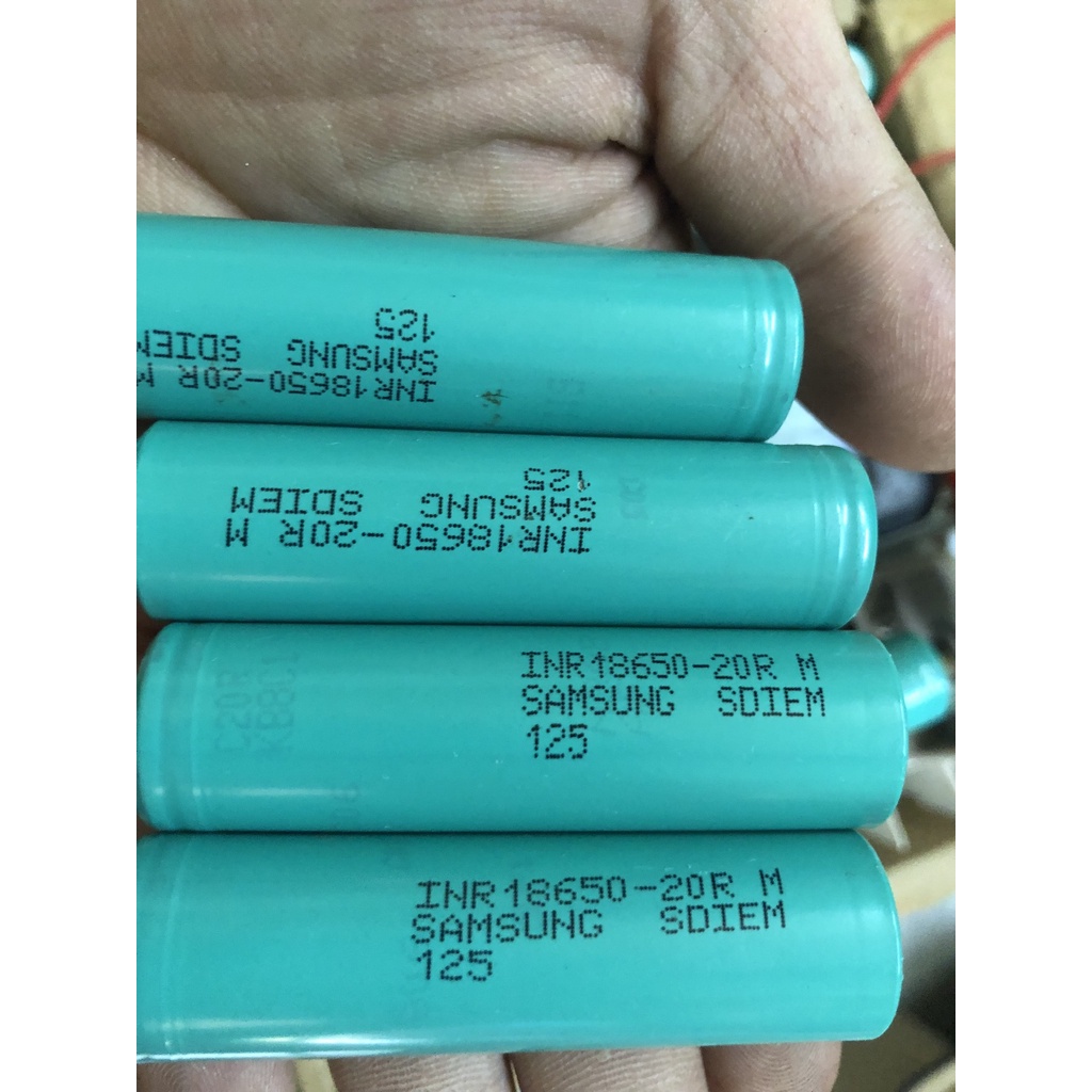 Pin tháo khối Samsung 20R 18650 tháo máy dung lượng 2000mAh-xả 11C