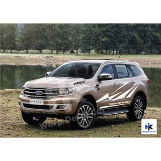Tem xe everest độc - decal everest