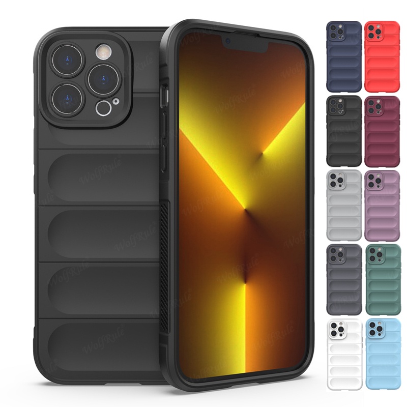 Ốp Điện Thoại TPU Mềm Bảo Vệ Camera Cho iPhone 11 12 13 Pro Max