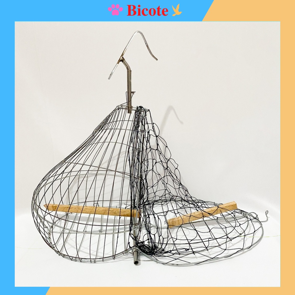 Lồng bẫy chim cu gáy BICOTE chất liệu inox cao cấp chắc chắn siêu nhạy hàng loại 1