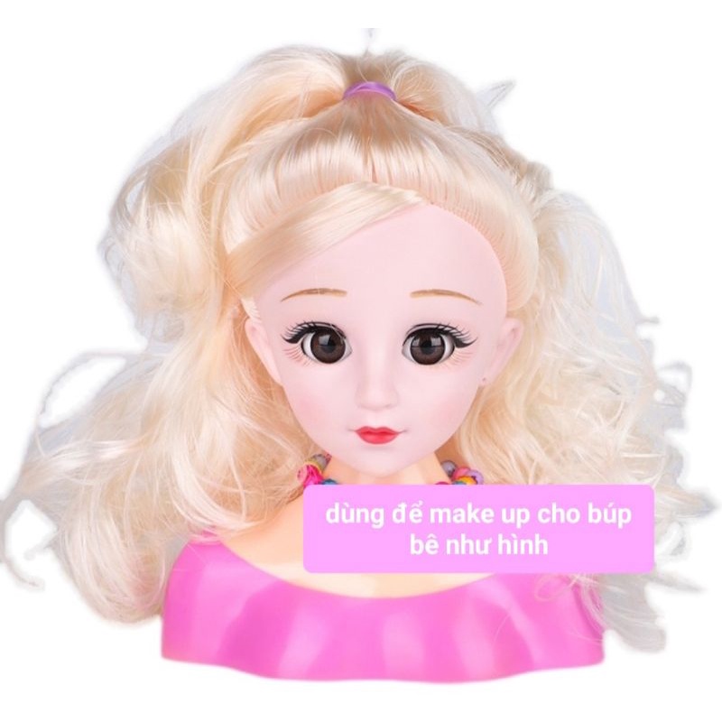 1 hộp phấn trang điểm cho búp bê, tranh trang điểm (mẫu ngẫu nhiên)