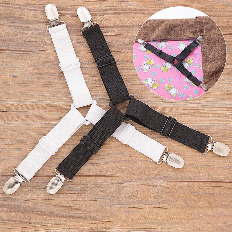 4 Kẹp Ga Giường Chống Xê Dịch Tụt Góc Nẹp Drap Giường Nệm Giữ Cố Định Vị Trí Dây Chằng Góc Nệm Kẹp Sofa Đệm Ghế