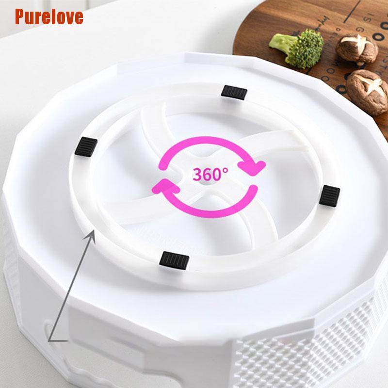 Khay Đựng Gia Vị Bằng Nhựa Xoay 360 Độ Tiện Dụng Cho Nhà Bếp