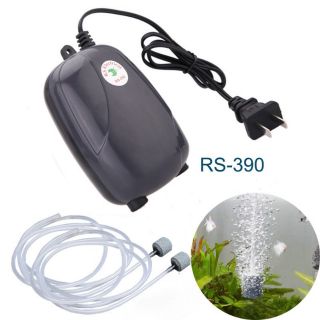 Máy sủi tạo bọt khí oxy bể cá cảnh kèm đầu tạo bọt