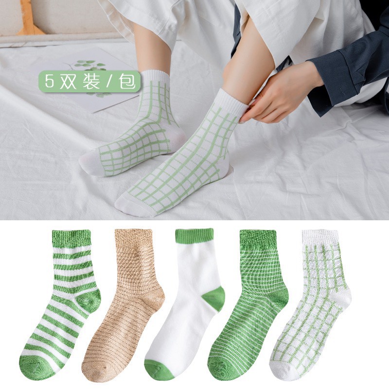 Tất Nữ Phong Cách Xanh Trẻ Trung TN62