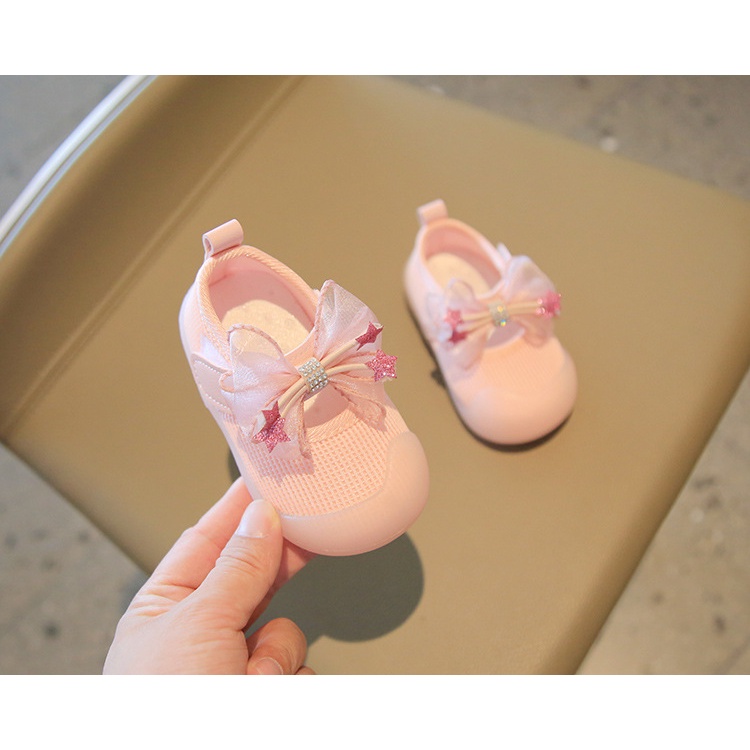 Giày búp bê bé gái giày bún cho bé êm chân ngôi sao nhỏ xinh xắn búp bê