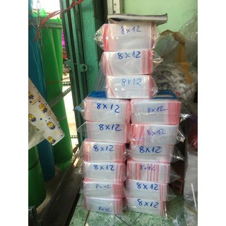 1KG TÚI ZIPPER CHỈ ĐỎ (1KG/SIZE)