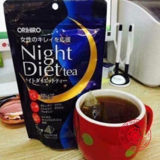 Trà túi lọc night diet orihiro 20 gói
