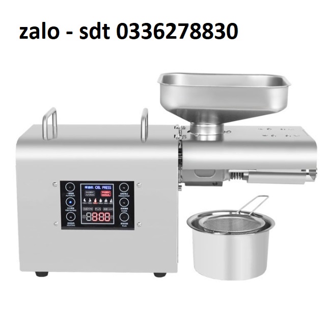 Máy ép dầu thực vật - máy ép dầu lạc, mè - bảo hành 1 năm