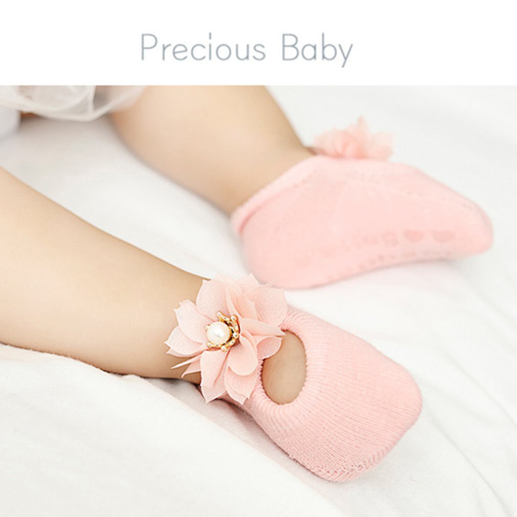 Sf Đôi Vớ Thuyền Chống Trượt Giữ Ấm Mùa Thu Cho Bé Gái