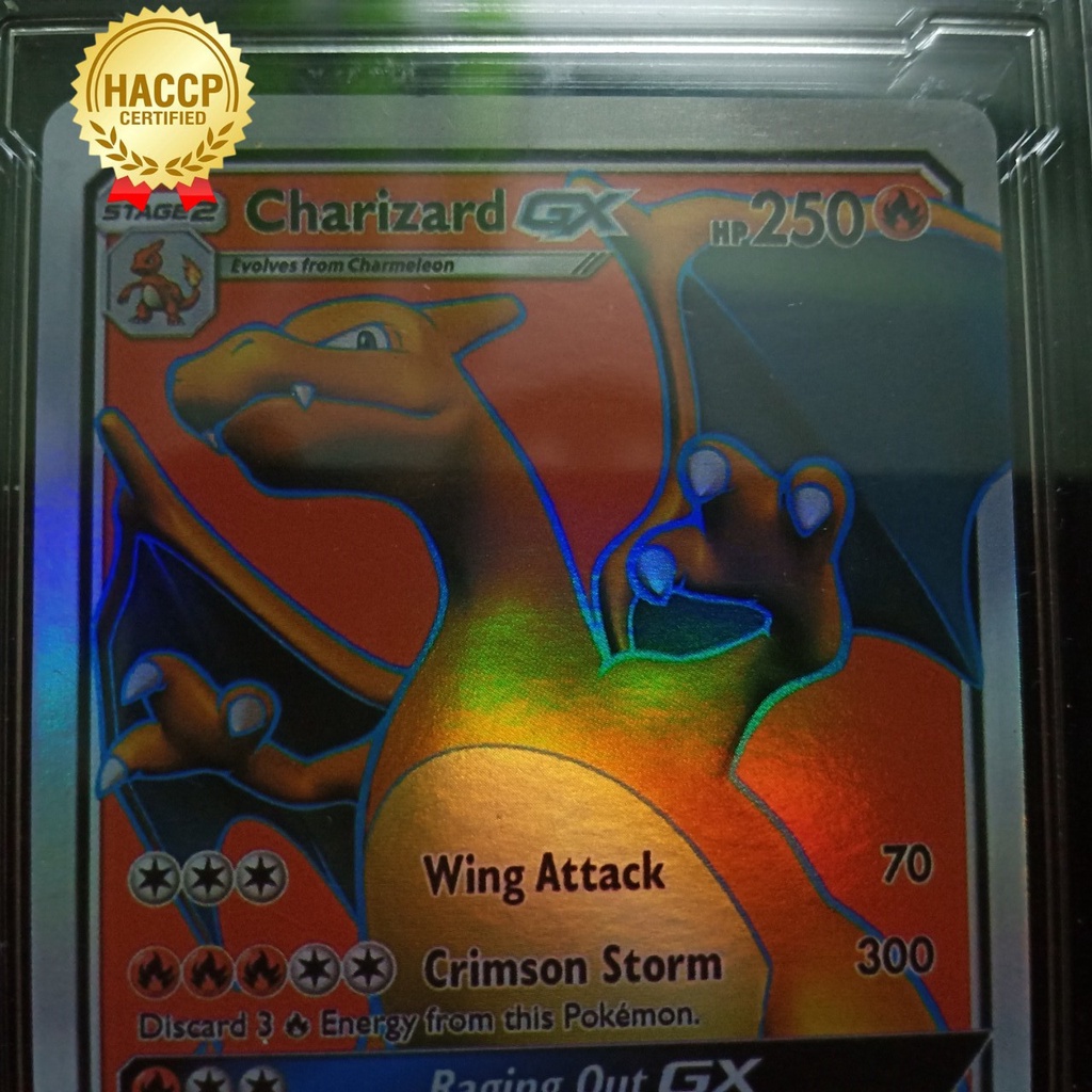 Lá Charizard GX SM60 sản xuất năm 2017 Pokemon khủng long lửa tiến hóa cấp 3 1459 d7 64