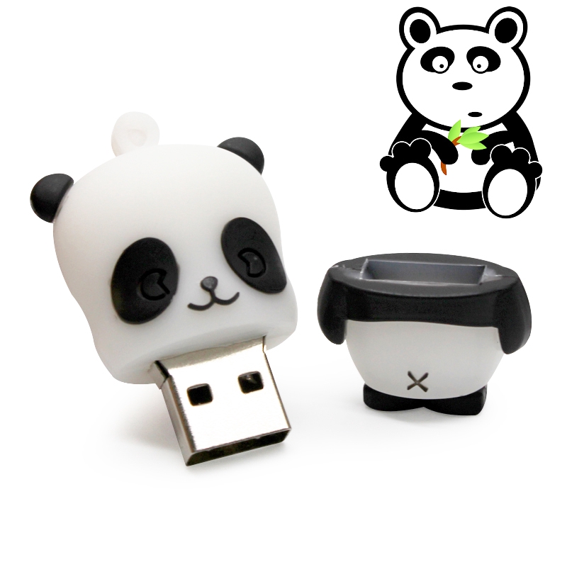 Usb 3.0 64gb 32gb 16gb 8gb Hình Gấu Trúc Dễ Thương