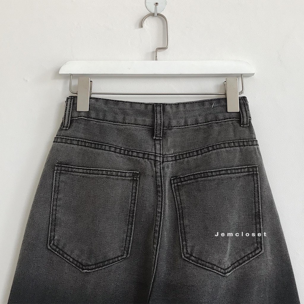 Quần jean nữ ống suông dài RUOR- 2666 ( Jem Closet )