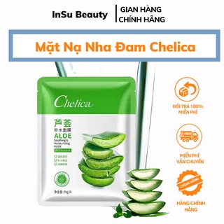 Mask dưỡng ẩm 💓insu beauty💓 mặt nạ nha đam chelica, sáng da, mờ thâm, dưỡng ẩm cấp tốc mn22