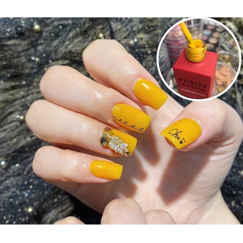 Sơn gel vàng - Phụ kiện Nail