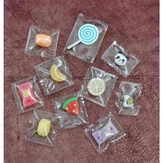 Charm túi kẹo pvc dẻo