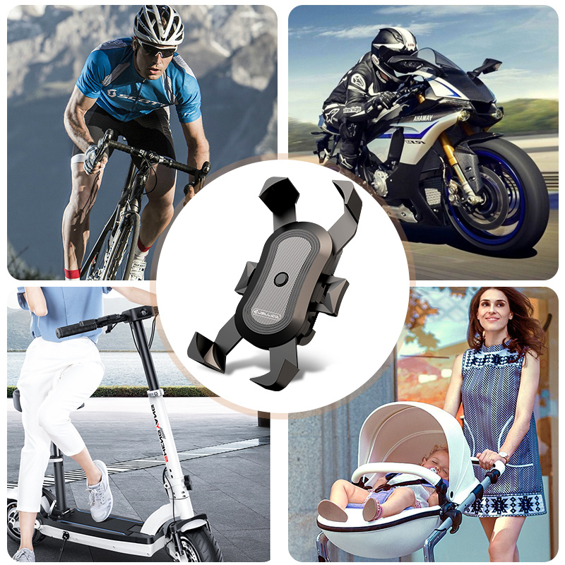 Waterproof Bicycle Phone Holder for Mountain or Road with Touch Screen/360 ° Rotating Bracket for All Smartphone