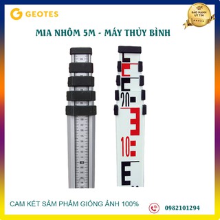 Mia nhôm 5m máy thủy bình - mia nhôm chất lượng