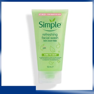 Sữa Rửa Mặt Simple Kind To Skin Refreshing Hàng Chính Hãng 150ml