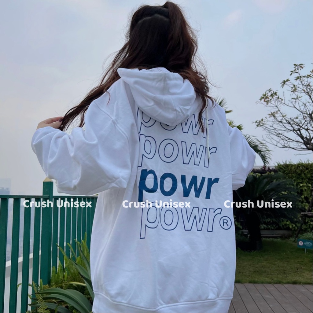 Áo khoác nỉ form rộng THE 1996 Hoodie unisex nam nữ K-025 POWR