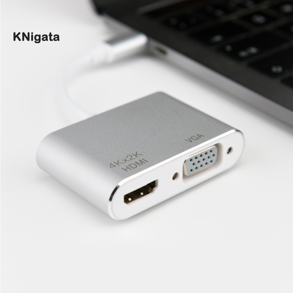 Bộ Chuyển Đổi Vga 4k Hd Type-C Sang Hdmi Cho Macbook